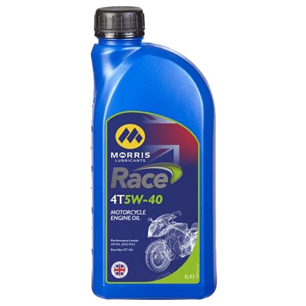 Morris Race 4T 5W-40 High Performance Fully Synthetic Motorcycle Engine Oil - 1L