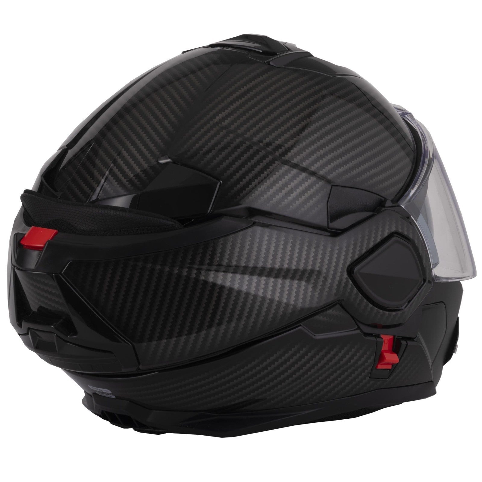 Vcan H299 Apache FCW Carbon Look Reverse Flip Over Motorcycle Motorbike Helmet