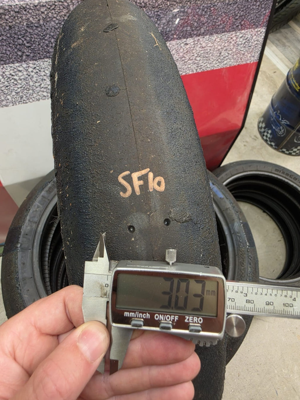 Pirelli Diablo Superbike SC1 125/70-17 Used BSB Scrub Motorcycle Tyre - SF10