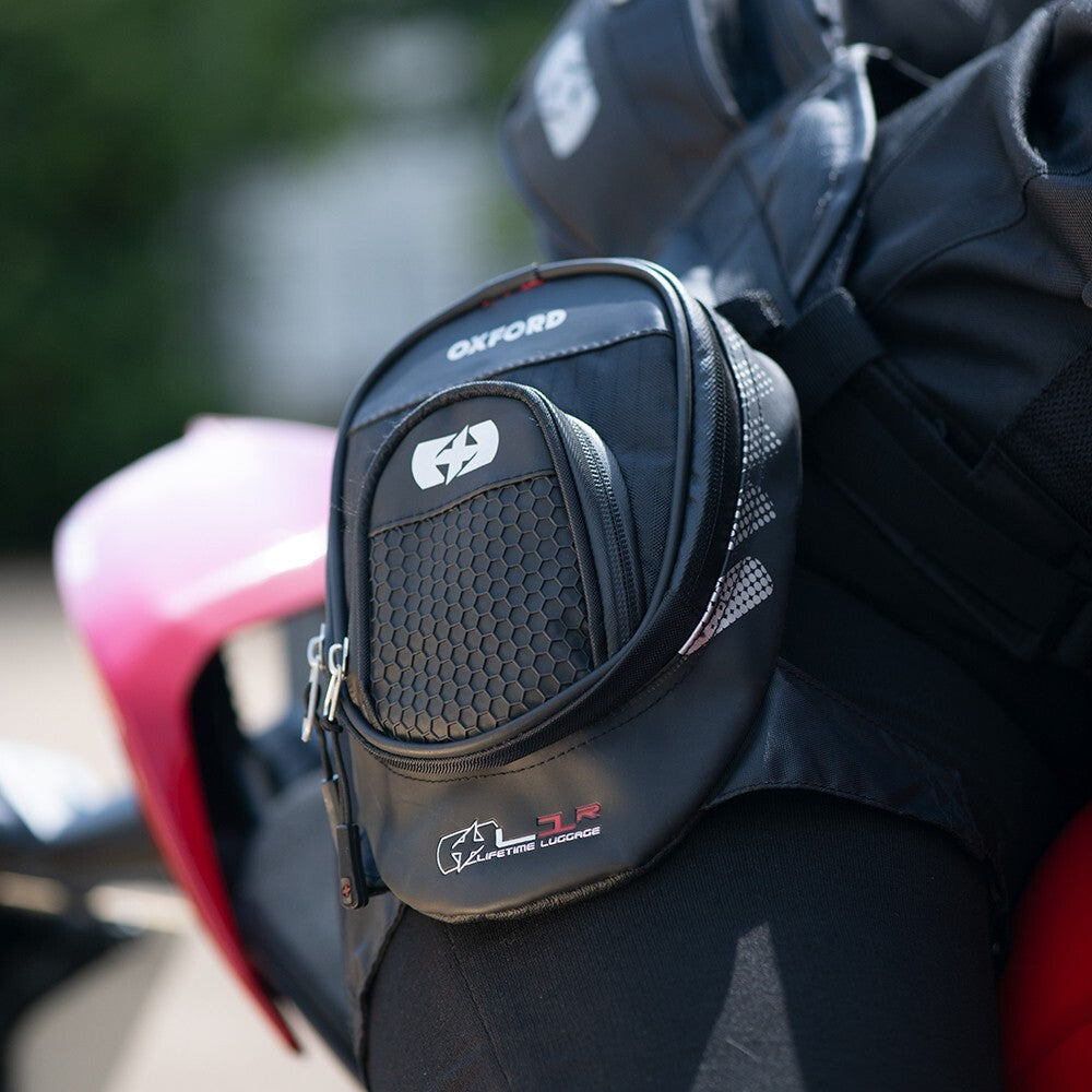 Oxford Motorcycle Carry 1L Capacity L1R Leg Bag, Adjustable & Comfortable Straps
