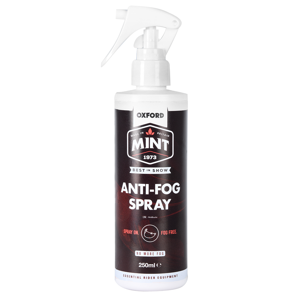 Oxford Mint Motorcycle Motorbike Helmet Anti Fog Spray - 250ml