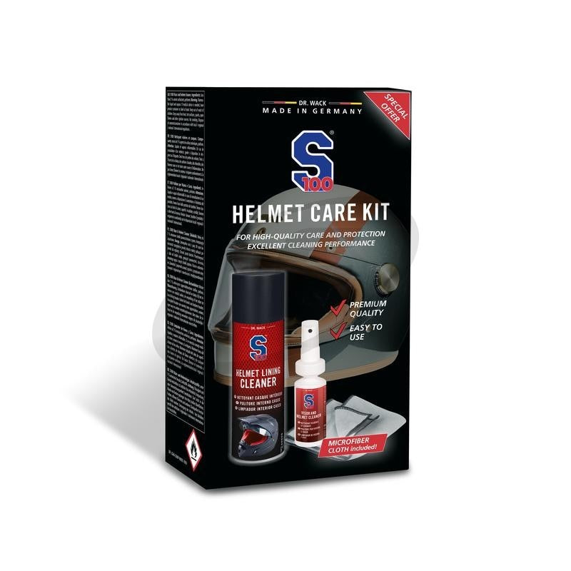 Dr Wack S100 Motorcycle Motorbike Helmet Cleaning Care Kit