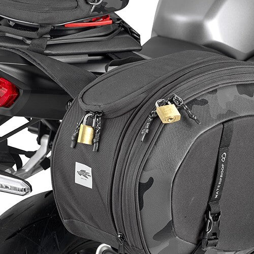 Kappa Motorcycle 40 Litre Pair Drifter Universal Waterproof Side Bags Blk - DR05