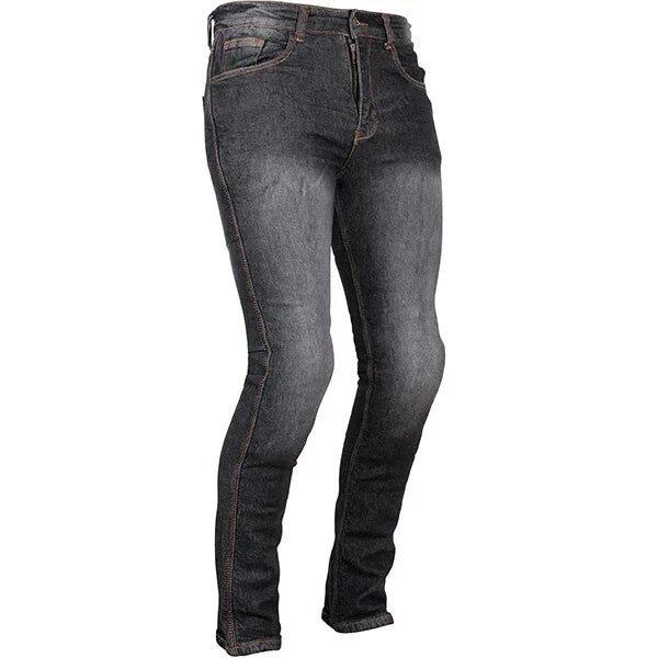 Weise Ridge Denim Aramid CE AA Armoured Motorcycle Motorbike Jeans - Black