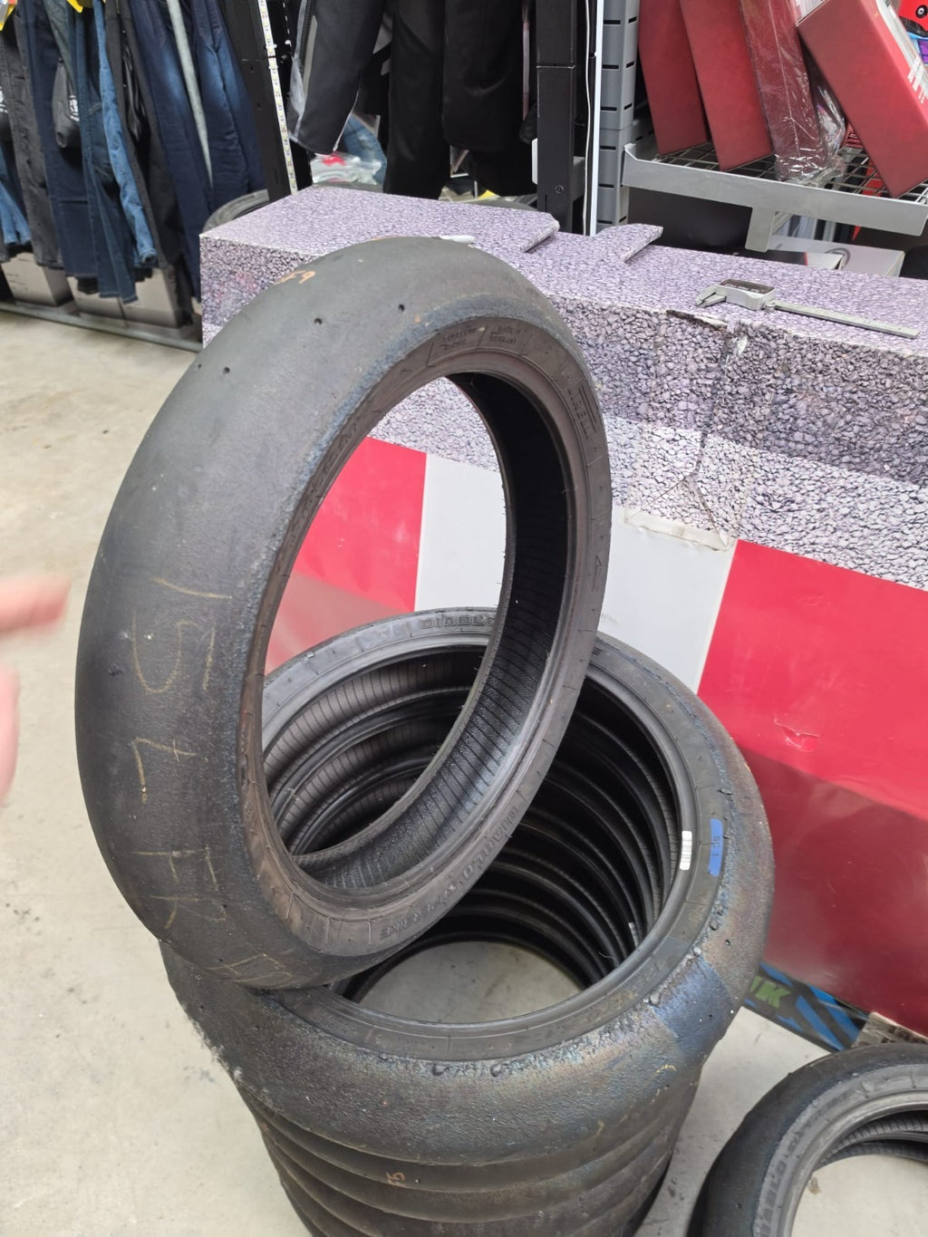 Pirelli Diablo Superbike SC2 125/70-17 Used BSB Scrub Motorcycle Tyre - SF9