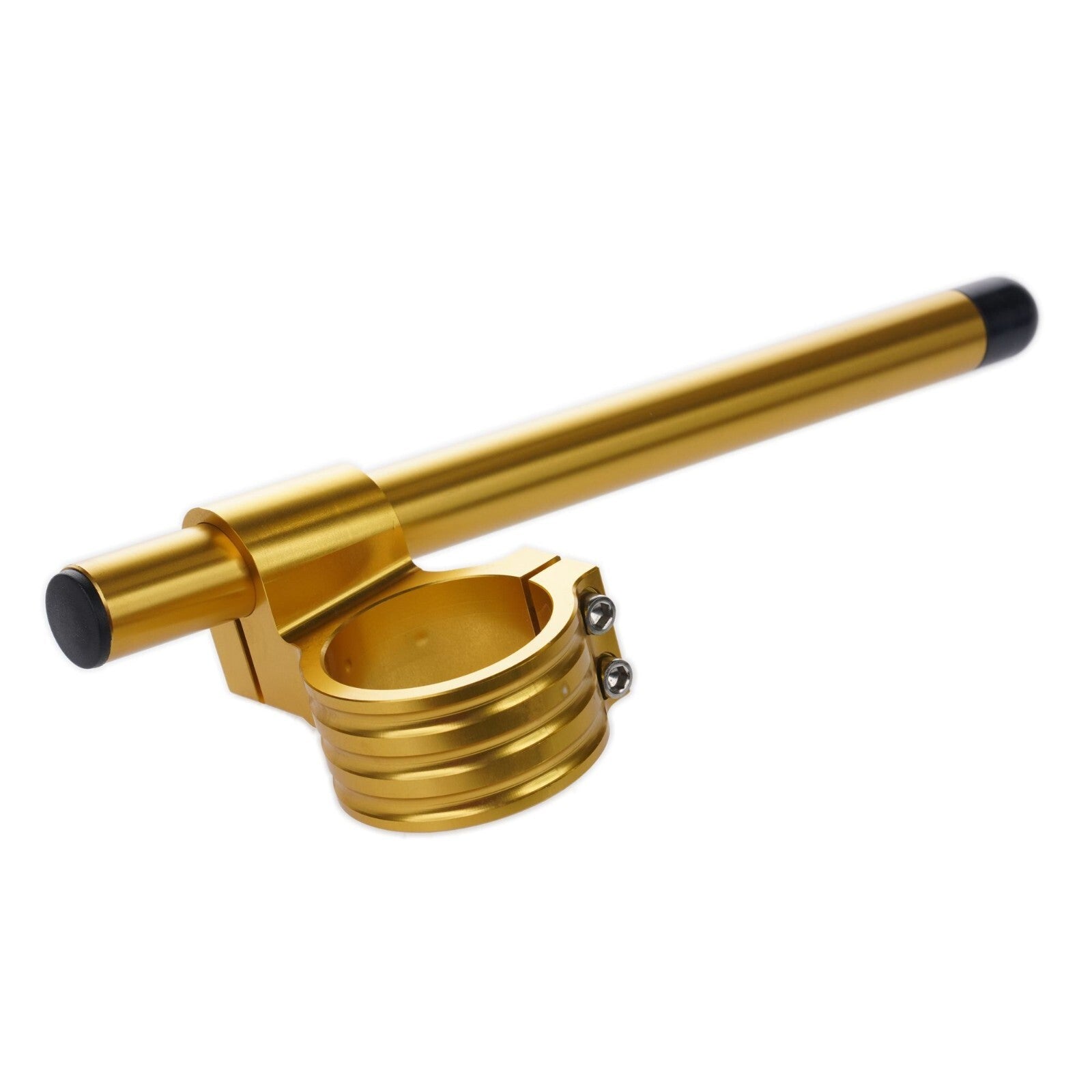 Bike It Motorcycle Motorbike 48mm High Gold Clip-On Bar Kit