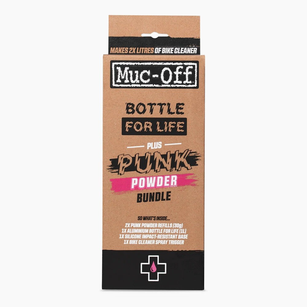 Muc Off Bottle For Life Motorcycle Motorbike Cycle Cleaner Inc Punk Powder