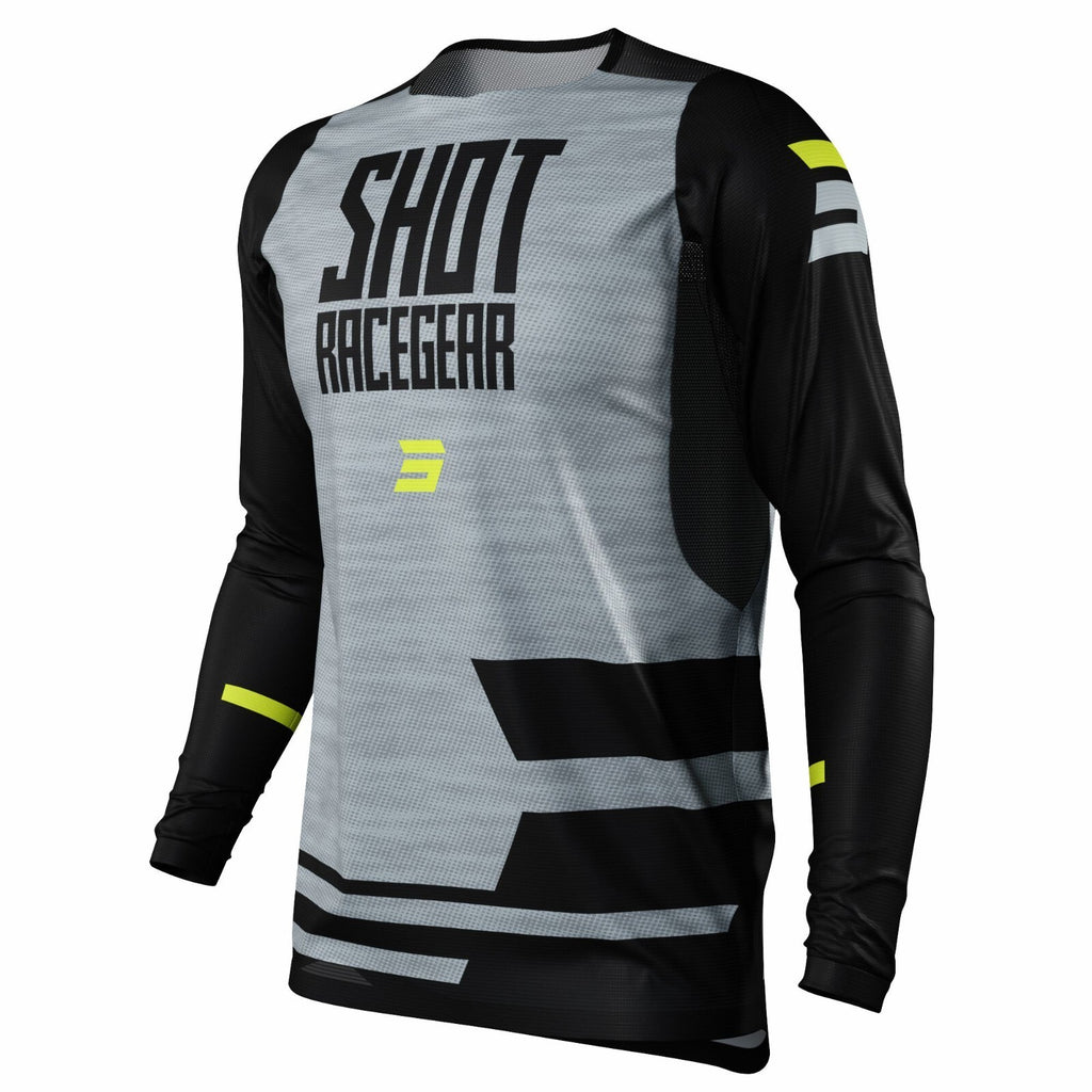 Shot Contact Jersey Motocross MX Off Road Jersey Loom Grey
