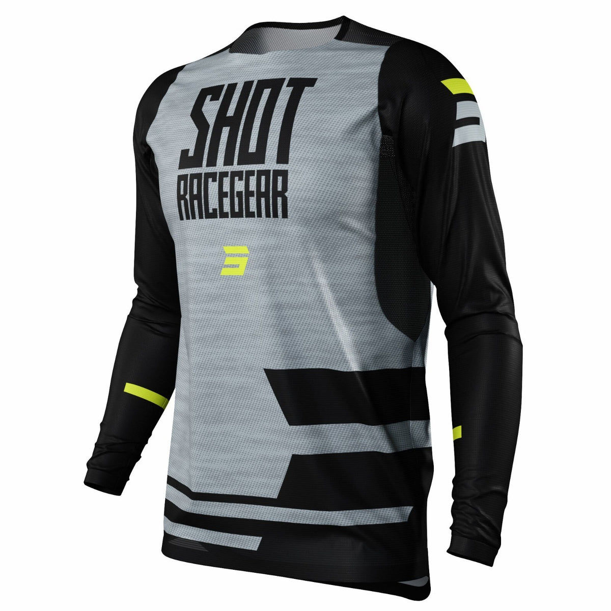 Shot Contact Jersey Motocross MX Off Road Jersey Loom Grey