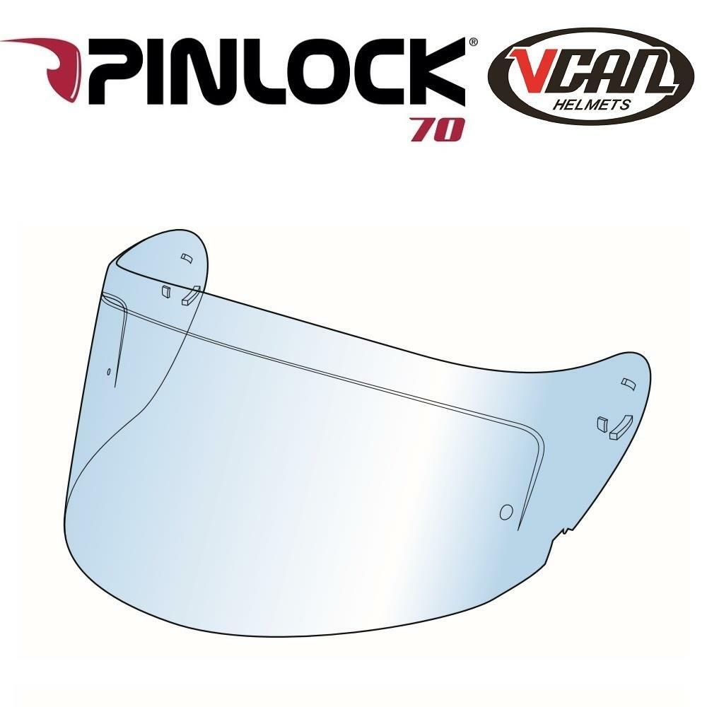 Pinlock 70 Clear Anti-Fog Insert for VCAN V127 V128 V271 V272 V151 H128