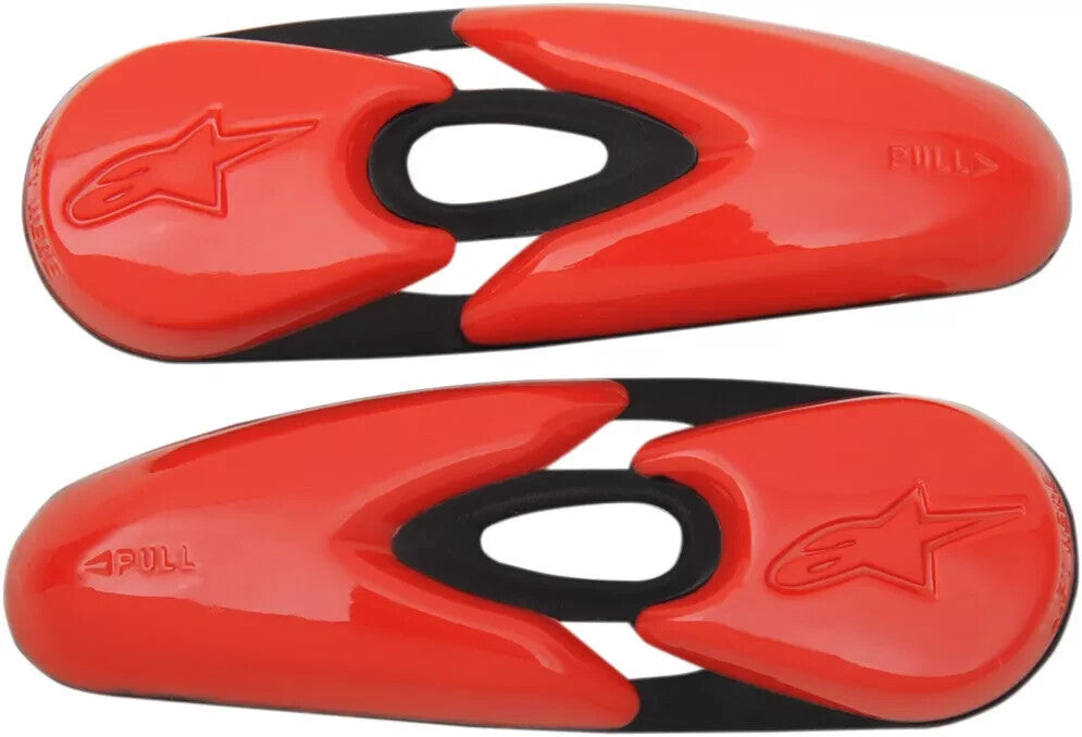 Alpinestars Motorcycle Motorbike Toe Sliders - Red - 25SLI6