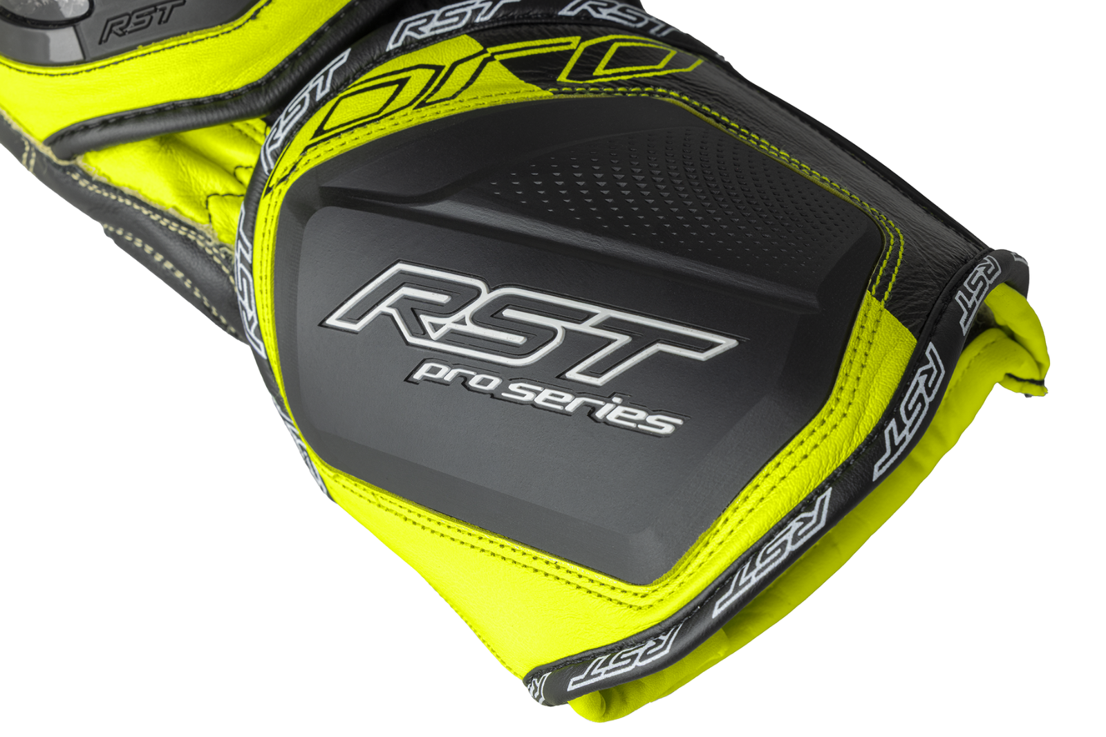 RST Pro Series GP D3O Kangaroo Leather Sports Track Motorcycle Bike Glove Yellow