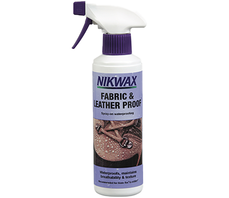 Nikwax Fabric & Leather Proof Spray-On Re Waterproofing 300ml
