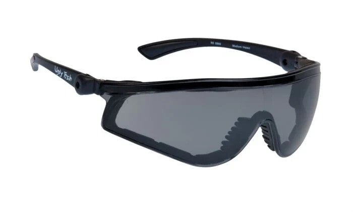 Ugly Fish RS5959 Motorcycle Motorbike Sunglasses - Matt Black Frame/Smoke Lens