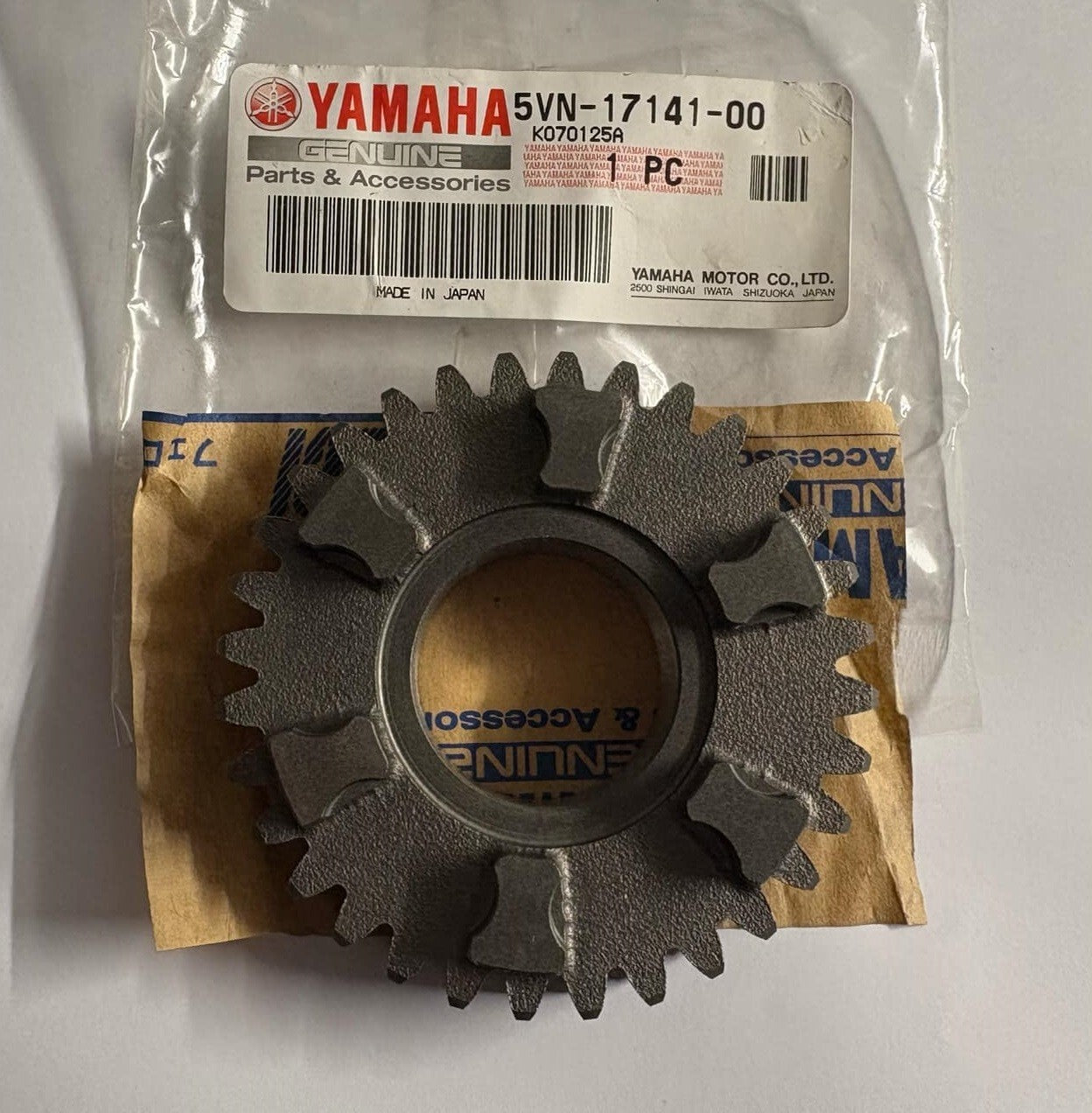 Genuine Yamaha XV1700, XV1600, XVZ1300 4th Pinion Gear (32T) - 5VN-17141-00