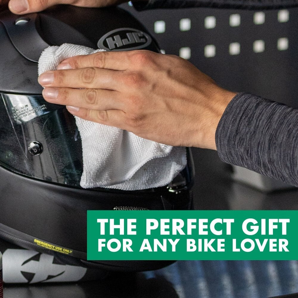 Oxford Mint Motorcycle Motorbike Helmet Care Bundle Kit XL Maintenance Clean