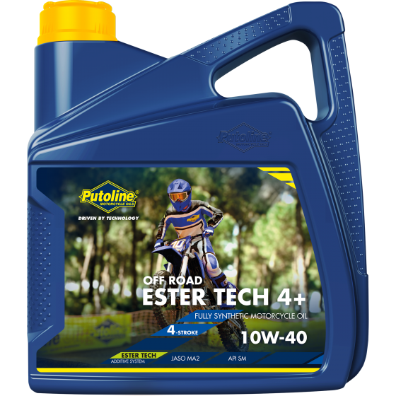 Putoline Ester Tech 4+ Off Road 10W/40 Fully Synth 4-Stroke Engine Oil 4L  70635
