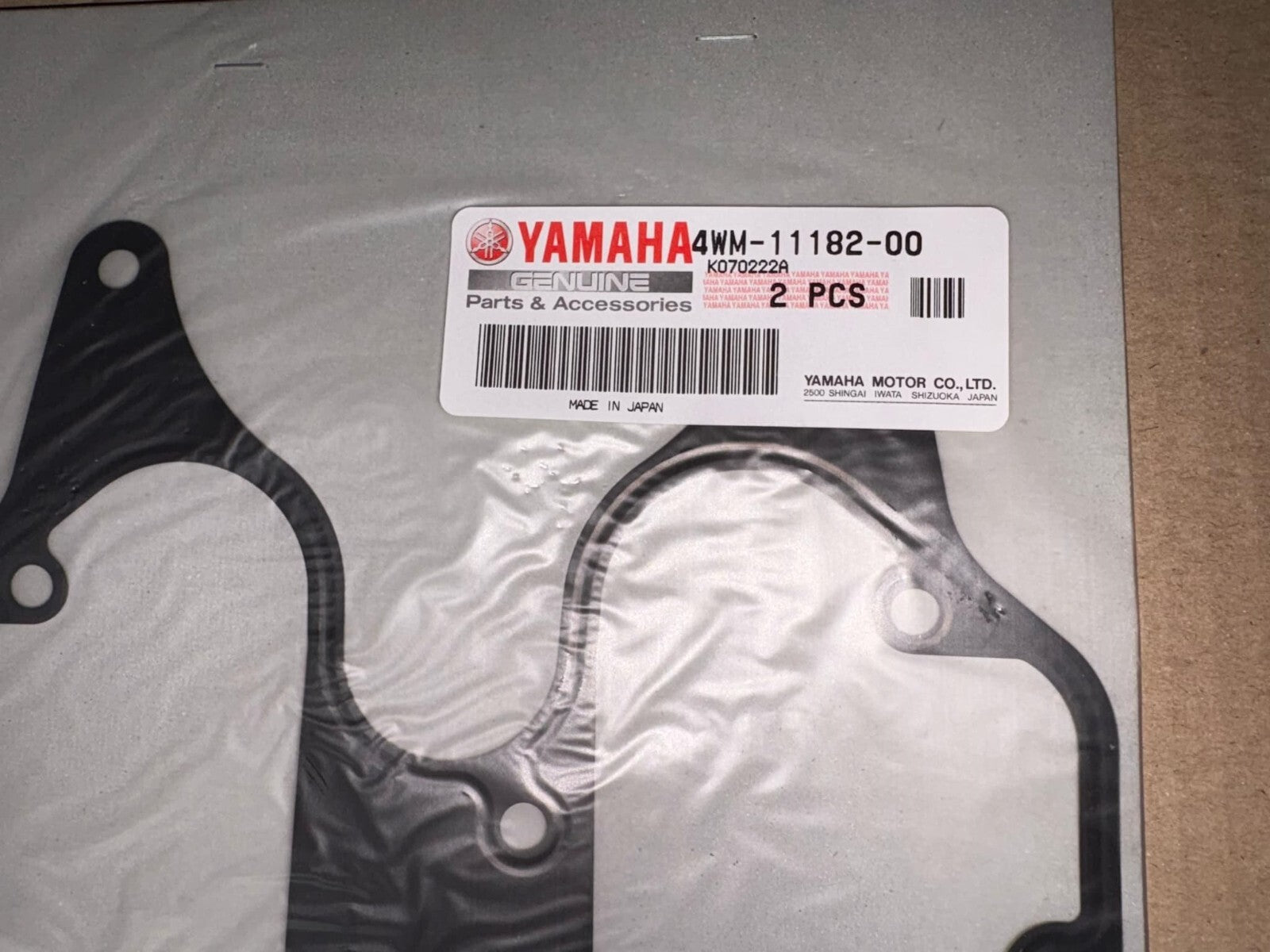 Genuine Yamaha  XV1600 99-03 Cylinder Head Gasket 2 Pack - 4WM-11182-00