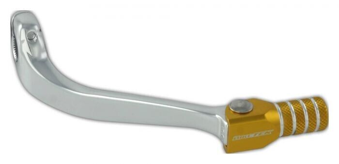 BikeTek MX Alloy Gear Lever With Gold Tip - Suzuki RM125 / RM250