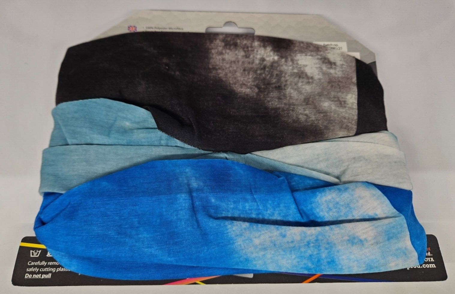 Oxford 3 Pack Neck Scarf Warmer Tube Snood Bandana Balaclava Tie Dye NT960