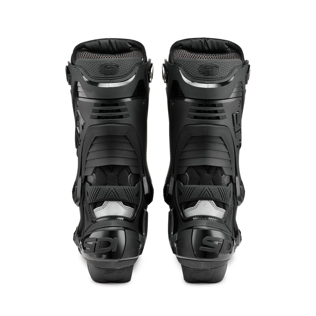 Sidi Rex Sports Race Track Day Adjustable Motorcycle Motorbike Boots Black Black