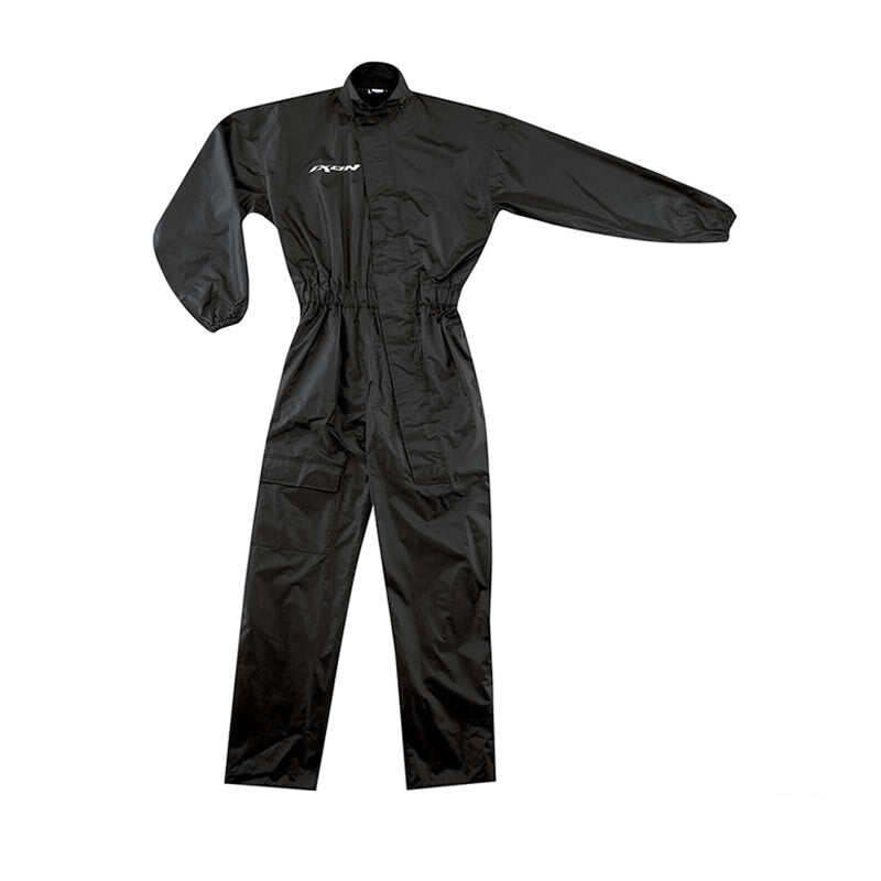 Ixon R 8.1 1 Piece Waterproof Motorcycle Motorbike Rain Suit - Black