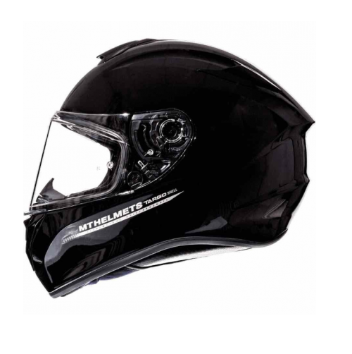 MT Targo Full Face Motorcycle Motorbike Helmet Solid A1 Gloss Black - XS