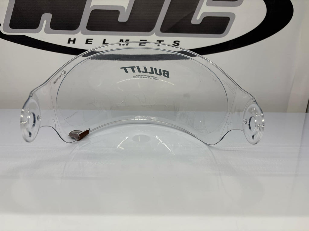 Ex-Display Bell Bullitt Bubble Clear Visor, Brown Tab - P401-FS-JH Helmet Visor