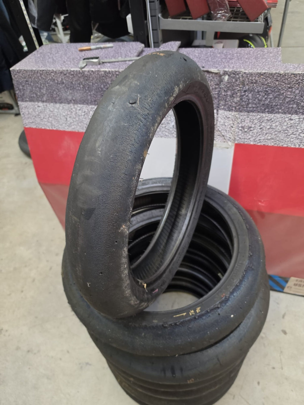 Pirelli Diablo Superbike SC1 125/70-17 Used BSB Scrub Motorcycle Tyre - SF15