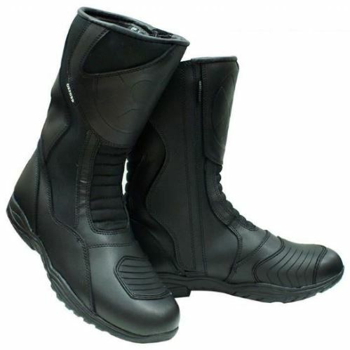 Oxford Tracker Waterproof CE Leather Motorcycle Motorbike Touring Boots