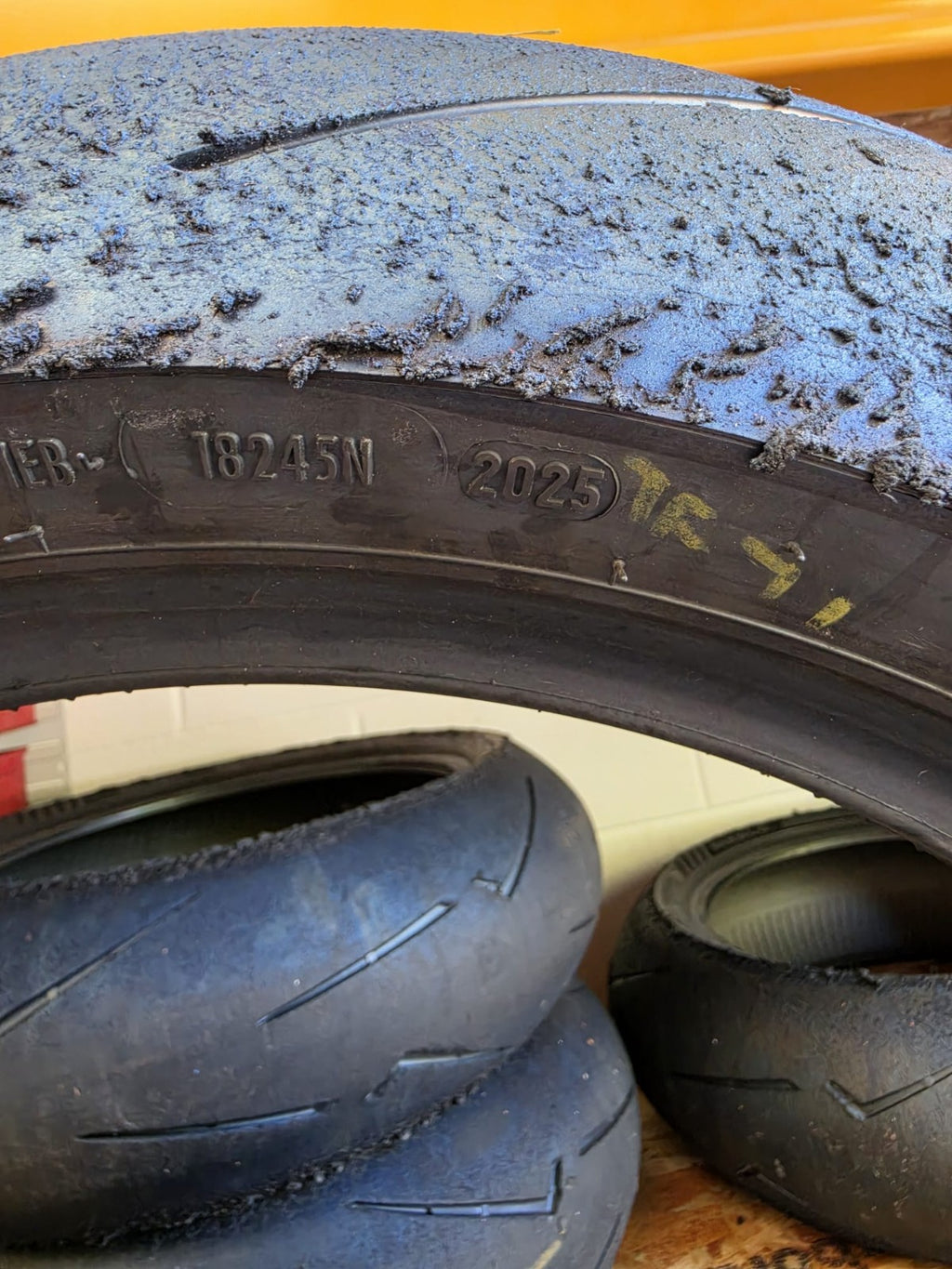 Pirelli Diablo Supercorsa Rear SC1 200/60-17 V4 Part worn scub motorcycle tyre