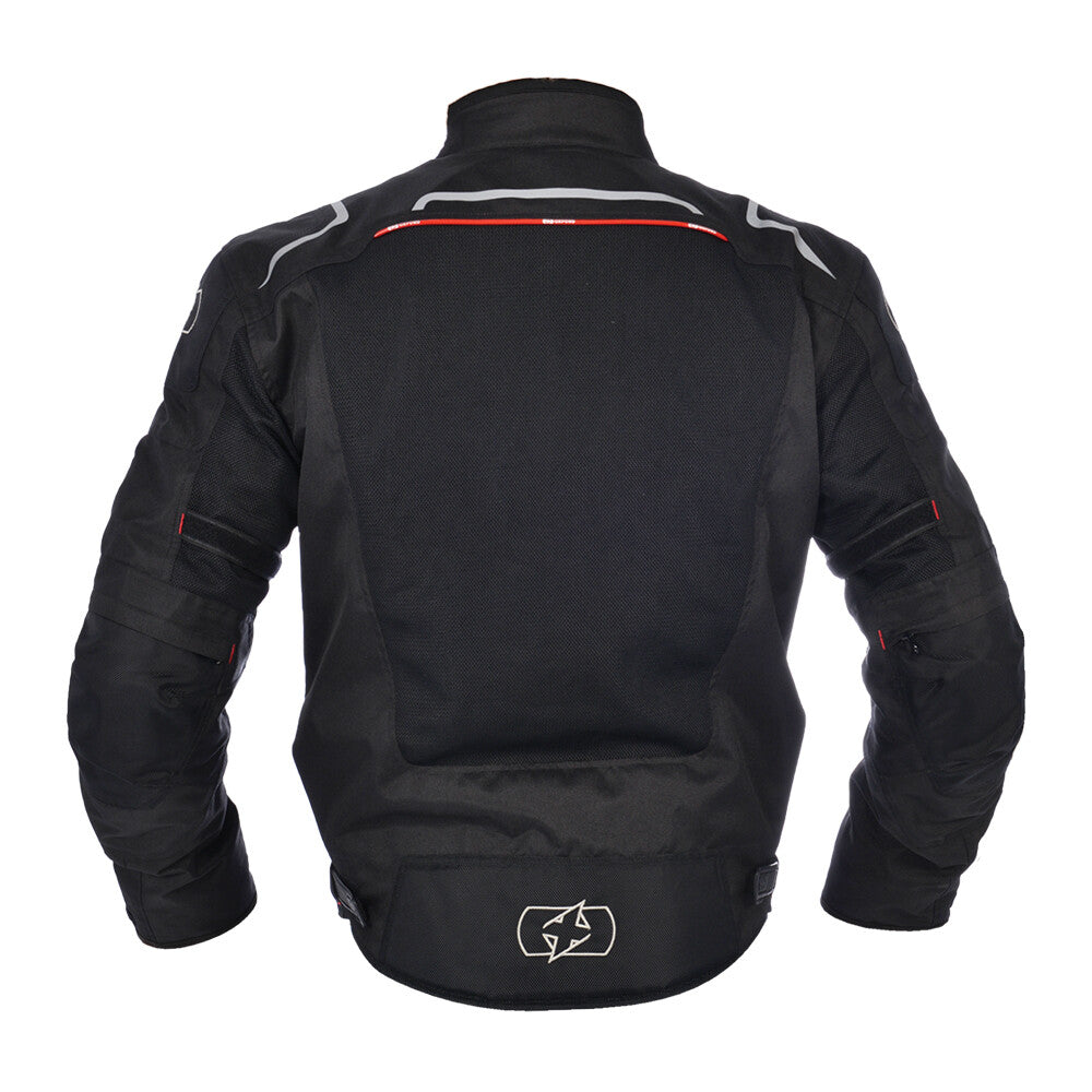 Oxford Toledo 1.0 Air Textile Motorcycle Motorbike Mesh Jacket Tech Black