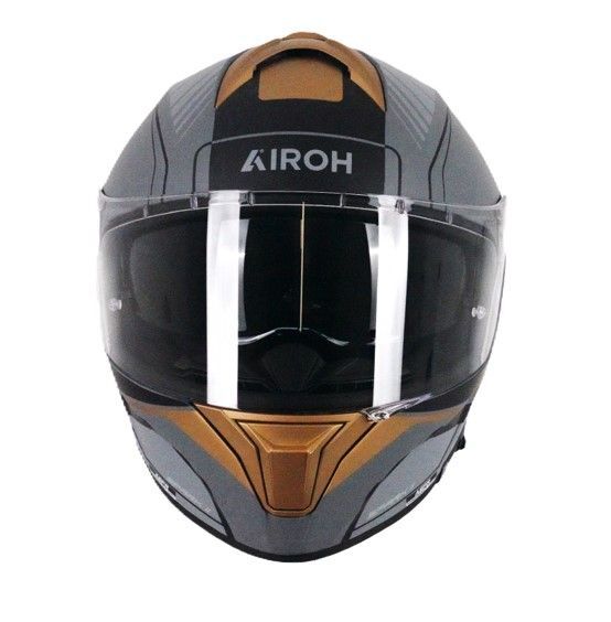 Airoh Spark 2 Chrono Full Face ECE2206 Motorcycle Motorbike Helmet Gold Matt