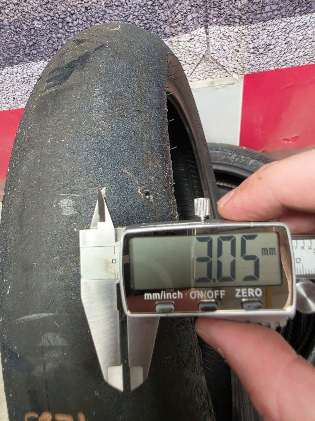 Pirelli Diablo Superbike SC1 125/70-17 Used BSB Scrub Motorcycle Tyre - SF31