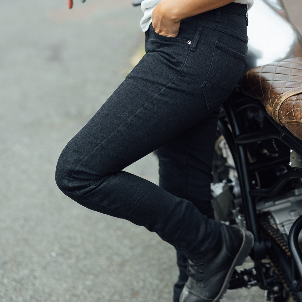 Merlin Zoey Ladies Motorcycle Motorbike CE AA Aramid Lined Leggings Black
