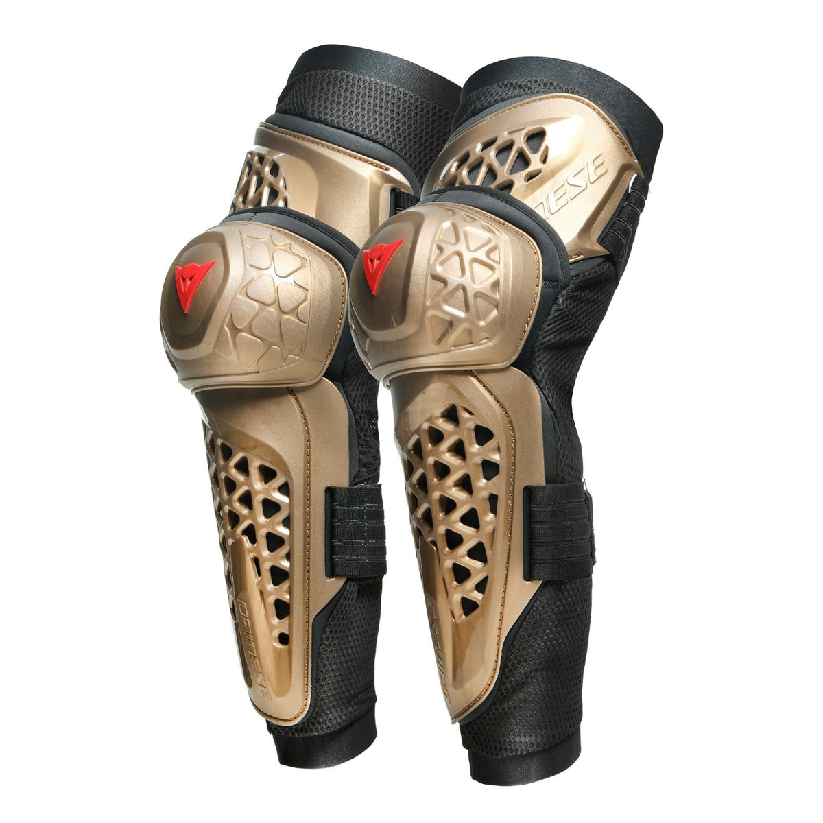 Brand New Dainese MX 1 Knee Guards Motocross Armour - Copper