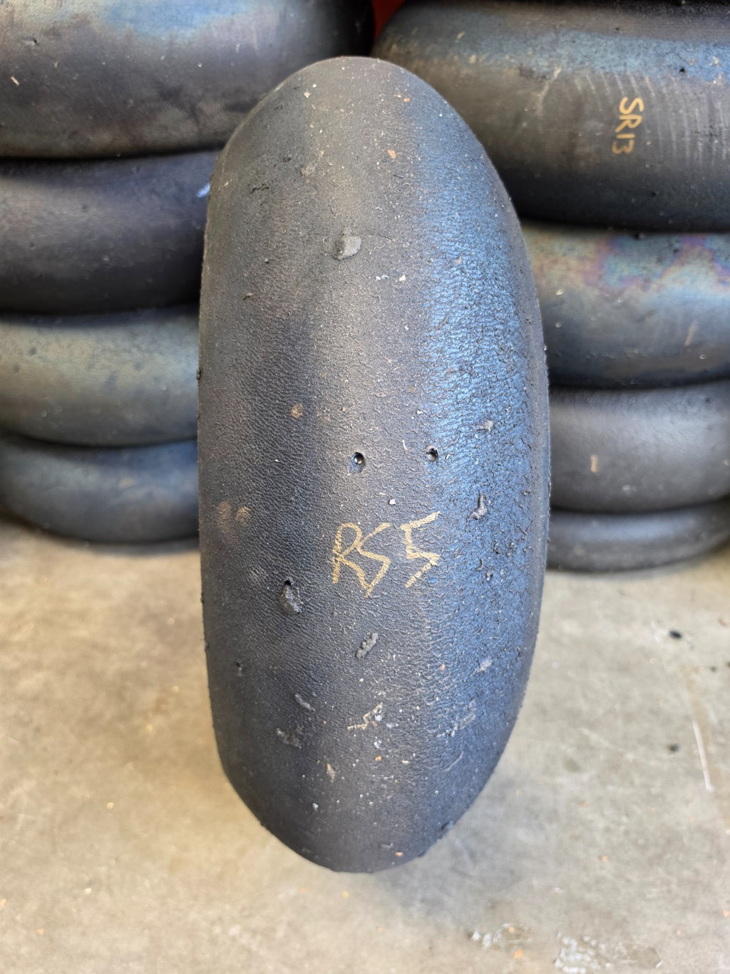 Pirelli Diablo Superbike SC1 200/60-17 Used BSB Scrub Motorcycle Tyre - RS5