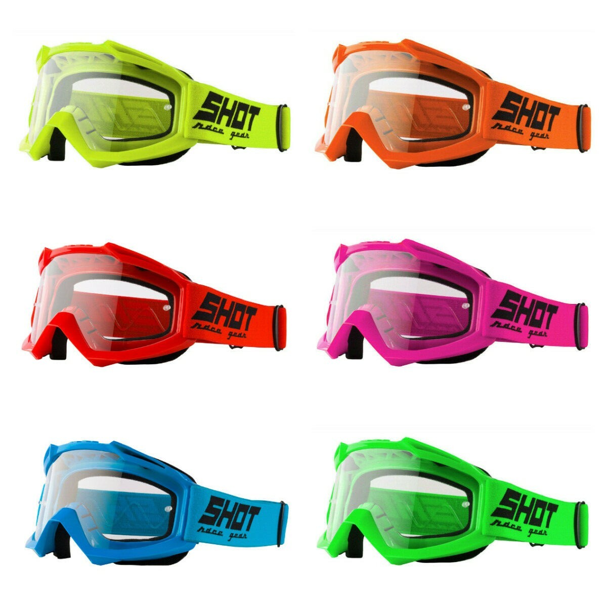 Shot Assault Goggles Motocross MX Helmet Goggles Motorcross MX Off Road