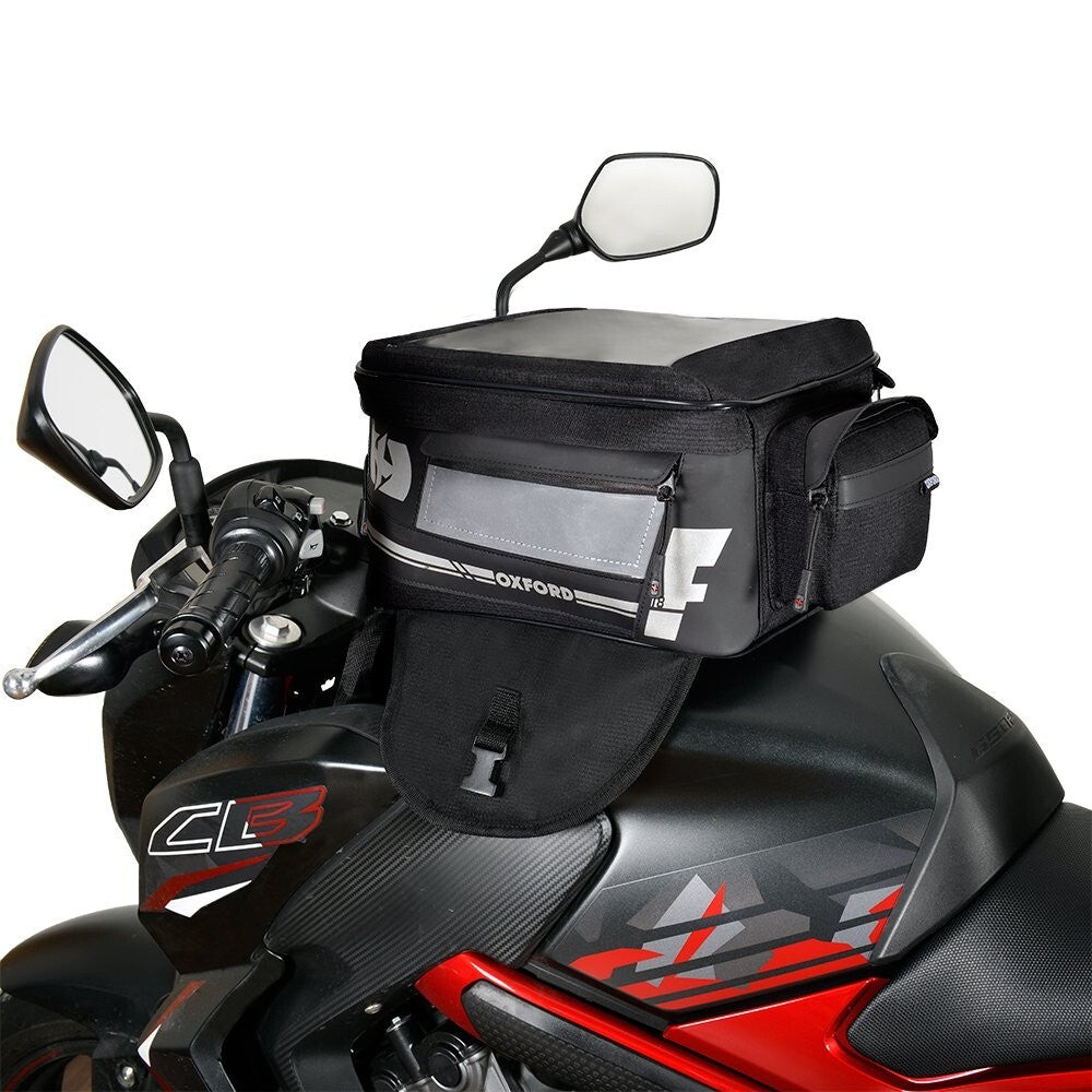Oxford F1 Motorcycle Tank Bag Small 18L Magnetic Motorbike Tankbag 18 Litre
