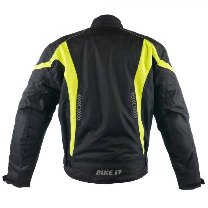 Bike It Ortac Textile Waterproof Sports Textile CEAA Motorcycle Motorbike Jacket