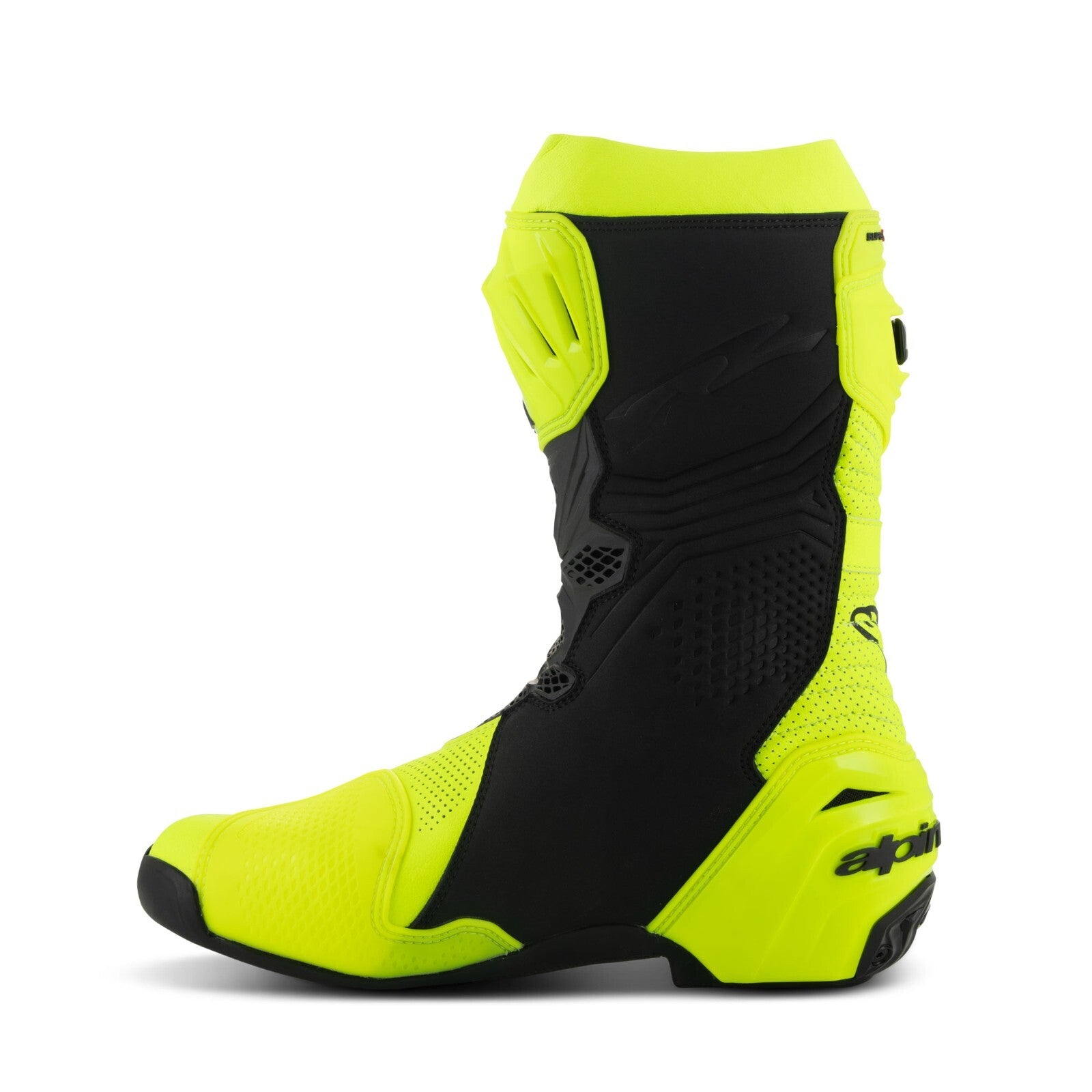 Alpinestars Supertech R Vented Motorcycle Bike Sports Trace Race Boots Yellow