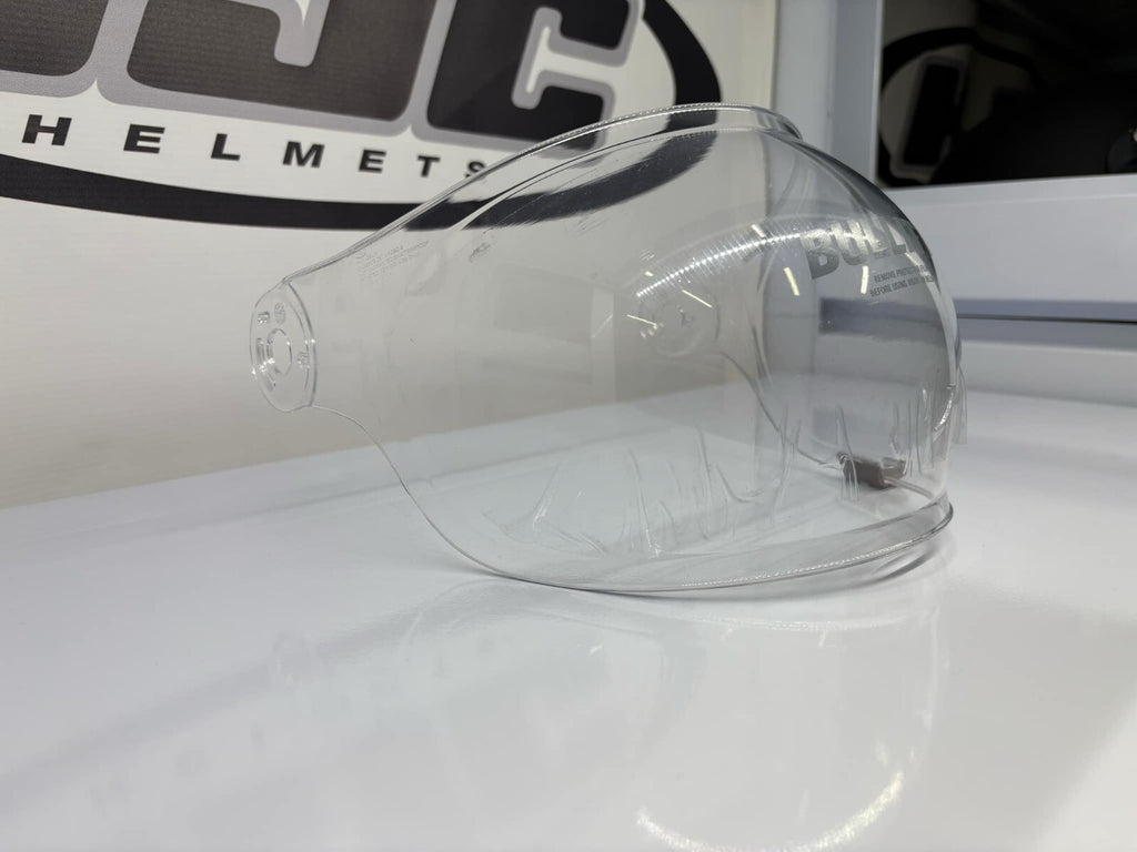 Ex-Display Bell Bullitt Bubble Clear Visor, Brown Tab - P401-FS-JH Helmet Visor