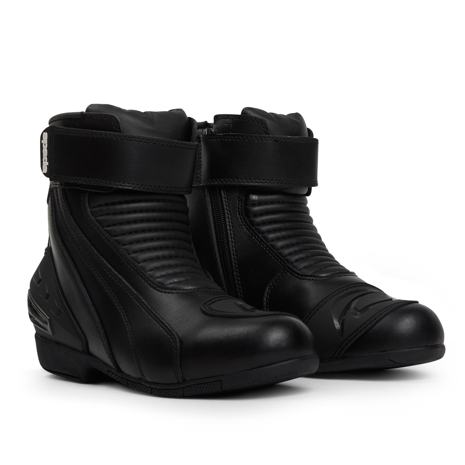 Spada Icon CE Motorcycle Motorbike Waterproof Short Boots Black