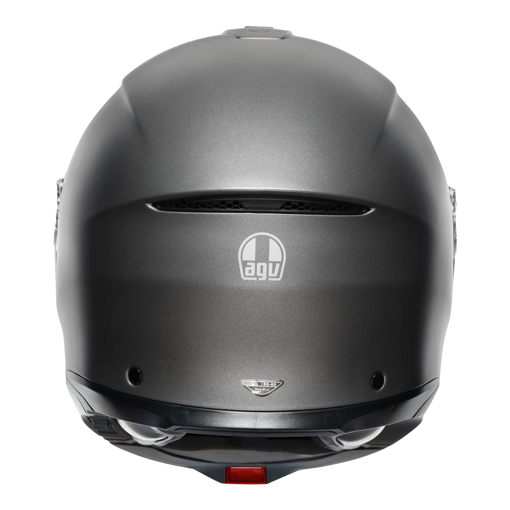 AGV Tour Modular Solid Luna Grey EC2206 Modular Flip Motorcycle Motorbike Helmet