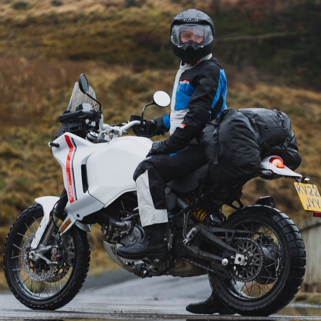 Oxford Aqua D-50 Waterproof Motorcycle Motorbike Saddle Duffel Roll Bag Black