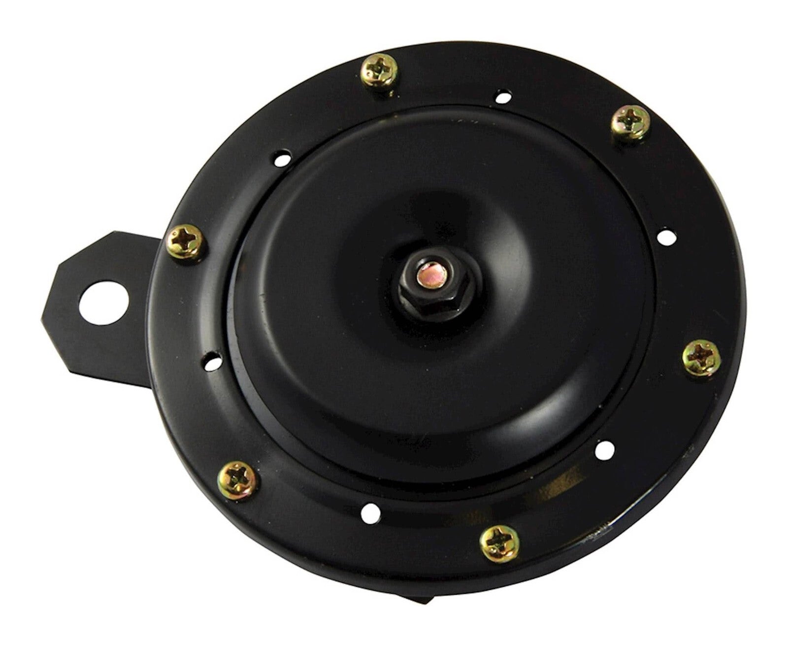 Bikeit 12v 100mm Motorcycle Motorbike 105db Horn - Matt Black