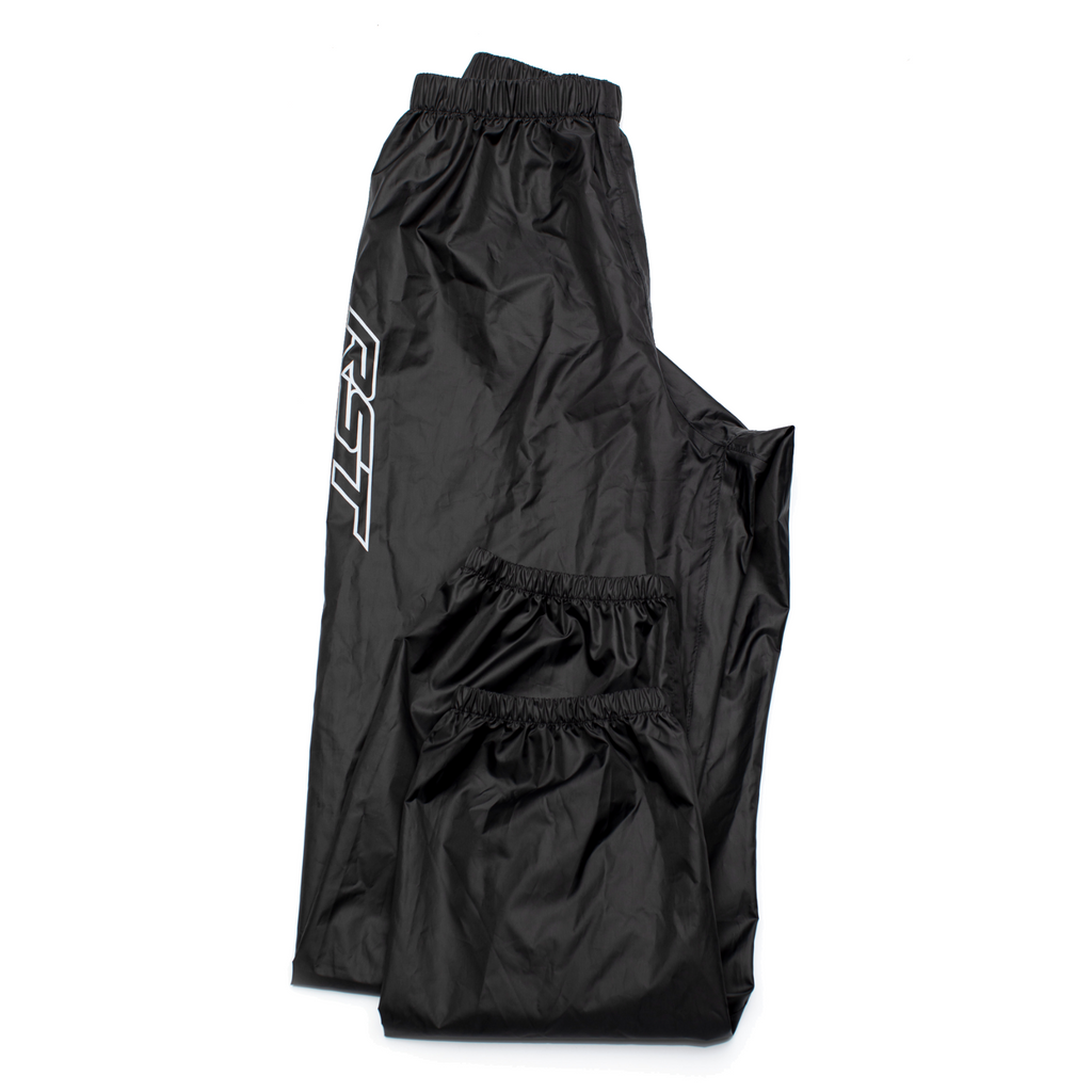 RST Lightweight Waterproof Motorcycle Motorbike Rain Over Pants Black