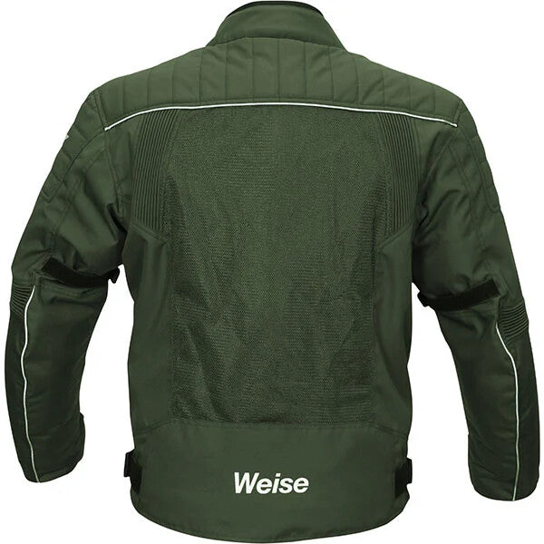 Weise Scout CE AA Mesh Air Summer Textile Motorcycle Motorbike Jacket - Olive