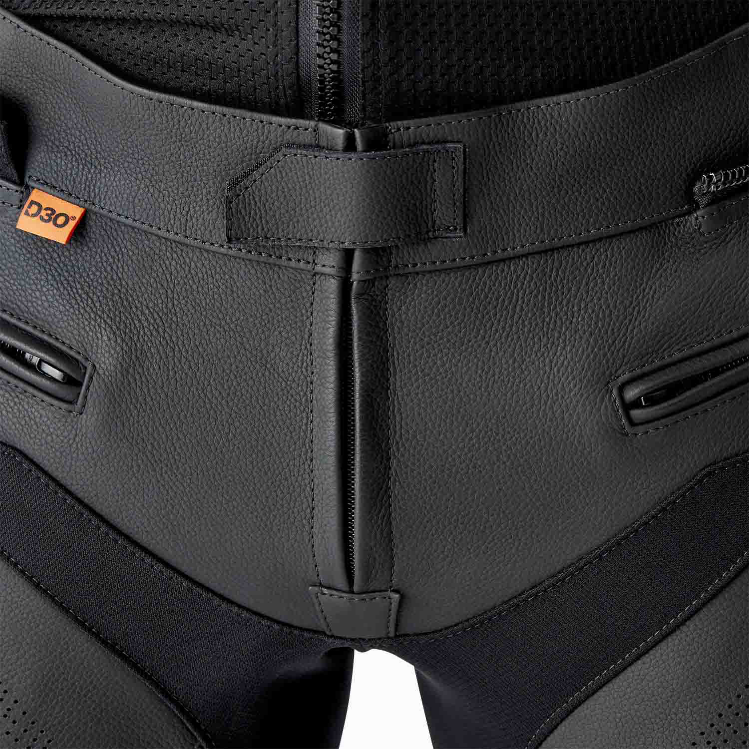RST S1 D3O CE AAA Leather Motorcycle Motorbike Trousers Jeans Regular Leg Black