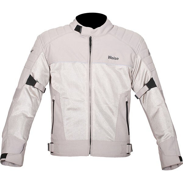 Weise Scout CE AA Mesh Air Summer Textile Motorcycle Motorbike Jacket Stone Grey